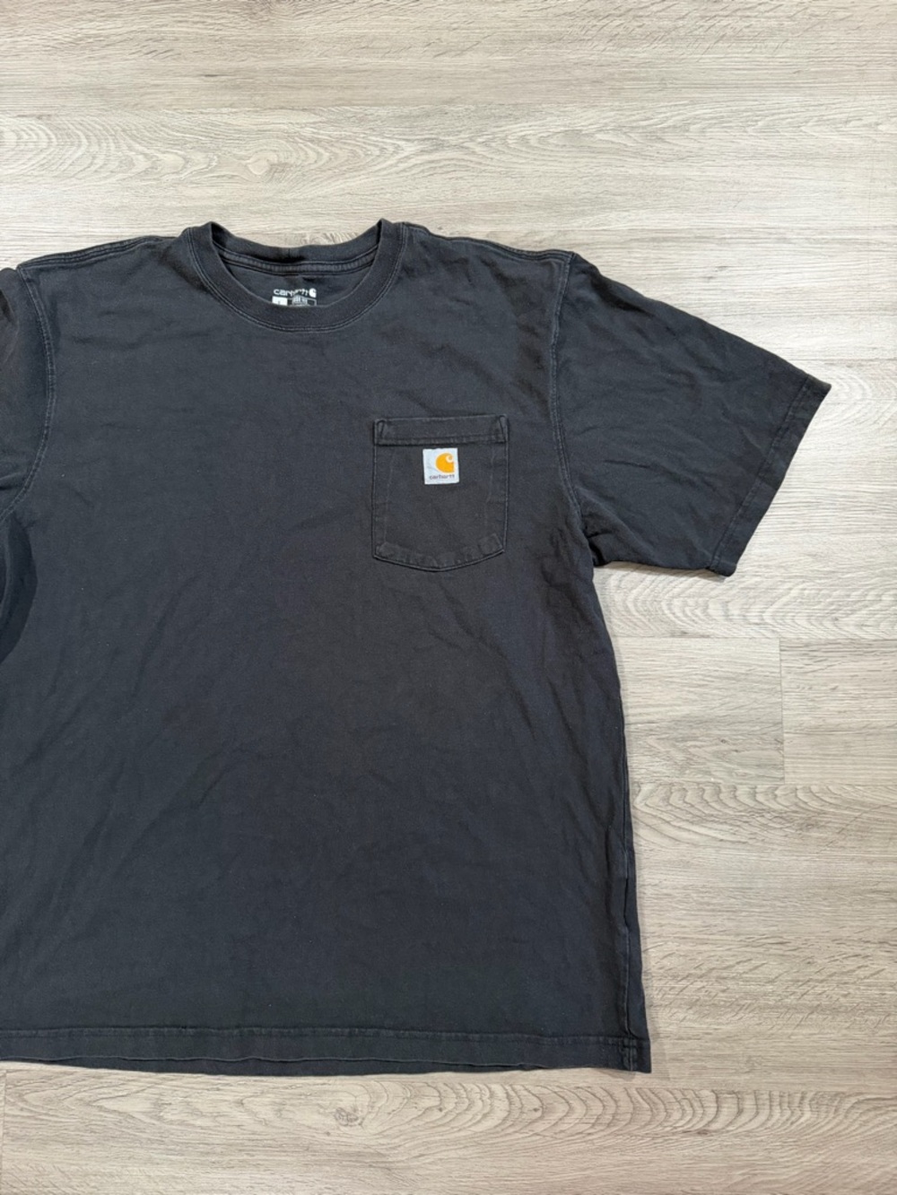 Carhartt Black Short-Sleeve Pocket Tee - Picture 2 of 5
